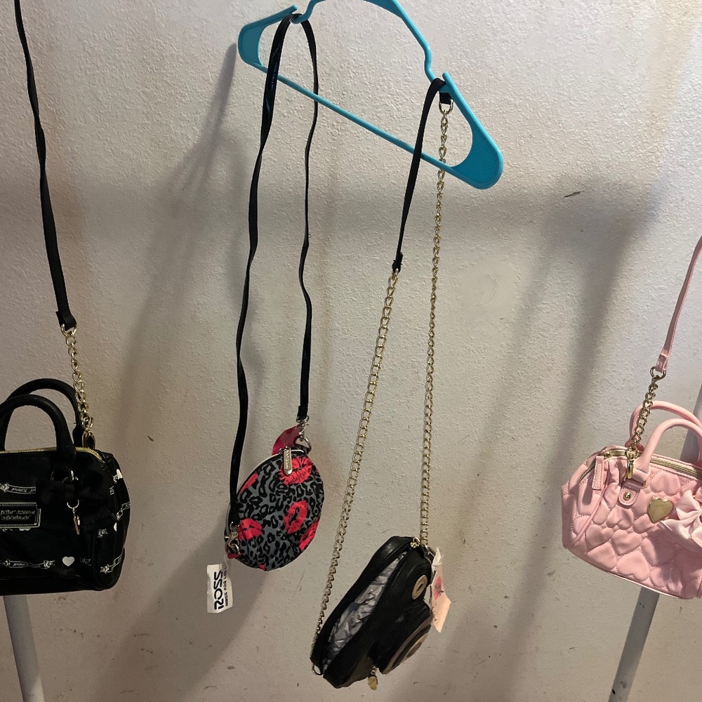 Lot of Four Betsey Johnson/Luv Betsey Purses